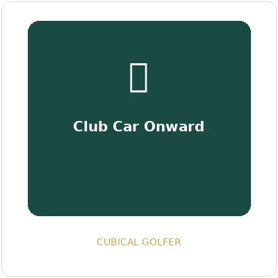 Club Car Onward electric golf cart