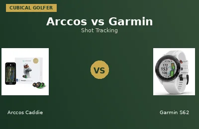 Arccos Caddie vs Garmin S62 Shot Tracking
