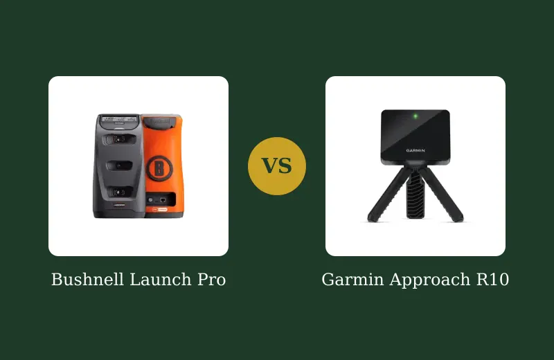 Bushnell Launch Pro vs Garmin R10 — Worth 3x? — side-by-side comparison