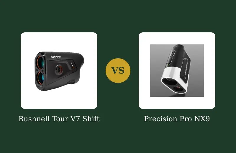Bushnell Tour V7 vs Precision Pro NX9 — side-by-side comparison