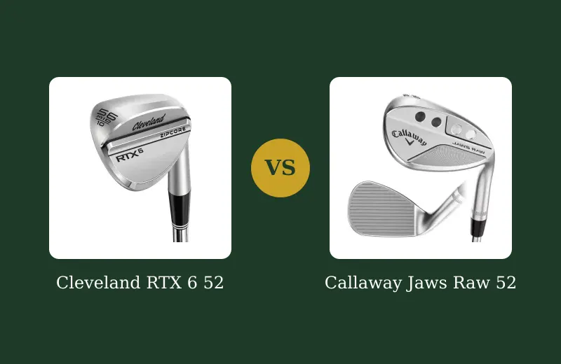 RTX6 vs Jaws Raw — Which Wedge Spins More? (2026) — side-by-side comparison