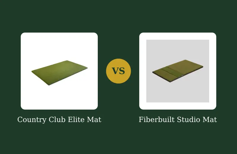 Country Club Elite vs Fiberbuilt Studio Mat — side-by-side comparison