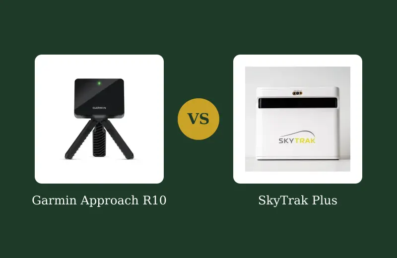 Garmin R10 vs SkyTrak+ Home Sim Setup — $2K vs $5K Builds — side-by-side comparison