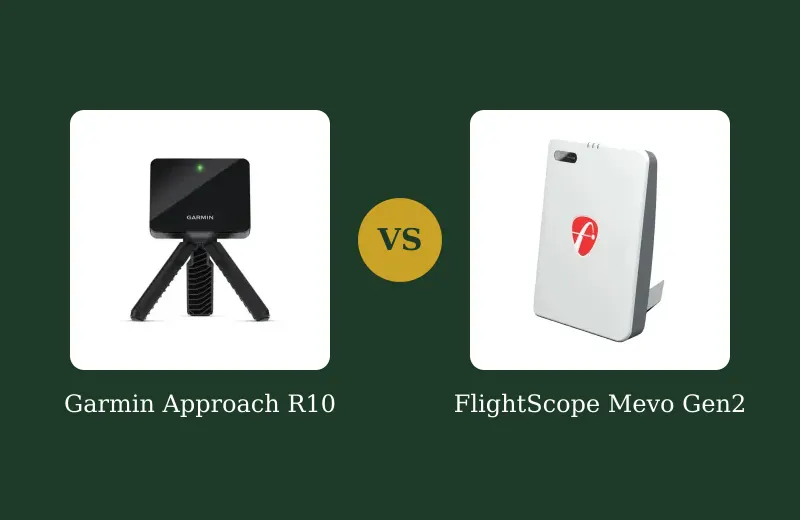 Garmin R10 vs FlightScope Mevo — Which to Buy? — side-by-side comparison