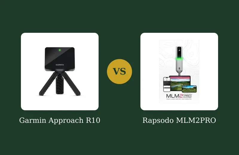 Garmin R10 vs Rapsodo MLM2PRO — Home Range Verdict — side-by-side comparison