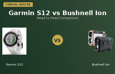 Garmin Approach S12 vs Bushnell Ion Elite GPS Watch