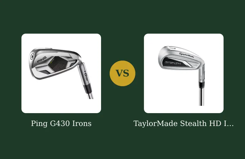 Ping G430 vs Stealth HD Irons — Forgiveness Test — side-by-side comparison