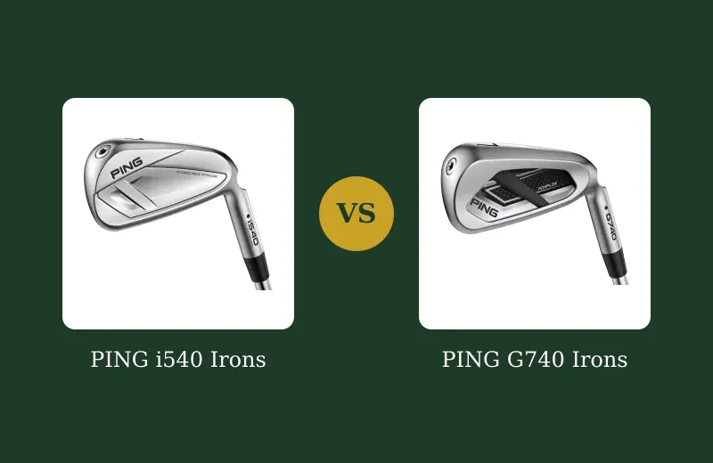 Ping i540 vs G740 — Which New Ping Iron Fits You? — side-by-side comparison