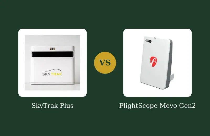 SkyTrak+ vs FlightScope Mevo Gen 2 — side-by-side comparison