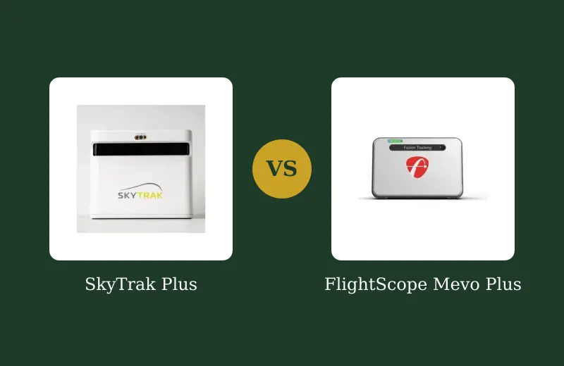 SkyTrak+ vs Mevo+ — Indoor Launch Monitor Compared — side-by-side comparison