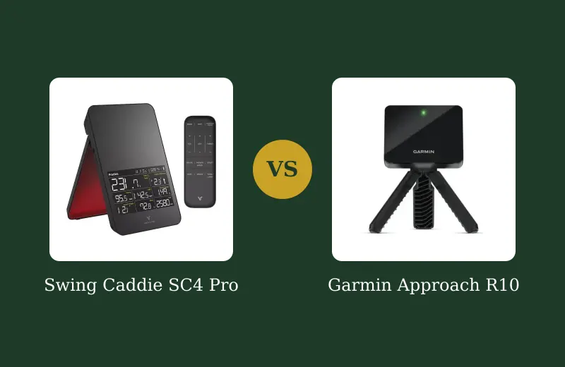 Swing Caddie SC4 Pro vs Garmin R10 — Which to Buy? — side-by-side comparison