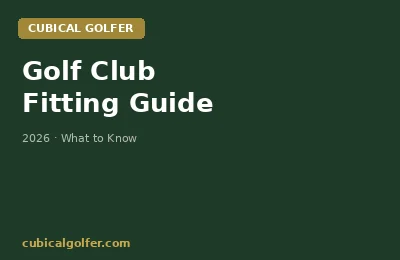 Golf Club Fitting Guide — What You Need to Know Before You Pay