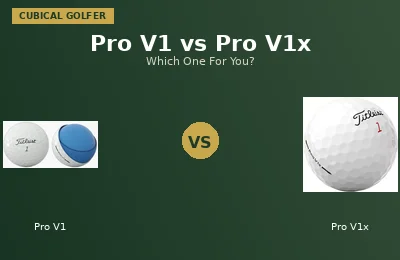 Titleist Pro V1 vs Pro V1x — Full Comparison