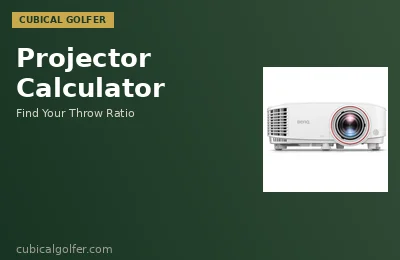 Golf Simulator Projector Distance Calculator — Find Your Throw Ratio