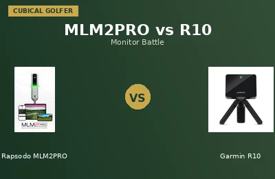 Rapsodo MLM2PRO vs Garmin Approach R10